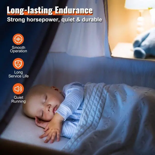 Alt view image 7 of 8 - VEVOR Condenser Fan Motor K55HXJKL-2918, 51-23055-11, 1/5 HP 208-230V, 1075RPM, OEM Standard Upgraded Replacement Condenser Motor Reversible Rotating, Explosion-proof CBB65 5F/370V Capacitor