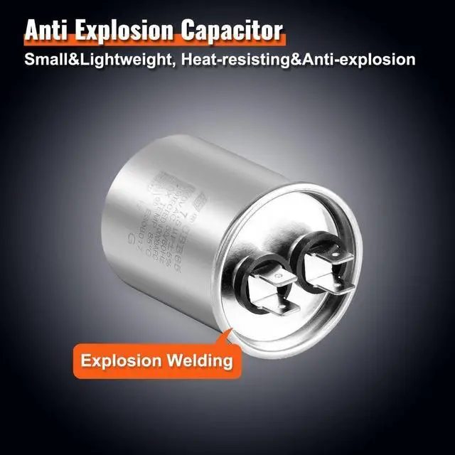 Alt view image 4 of 8 - VEVOR Condenser Fan Motor 5KCP39GFS166S, 3S003, 1/5 HP 208-230V, 825RPM, OEM Standard Upgraded Replacement Condenser Motor Reversible Rotating, Explosion-proof CBB65 7.5F/370V Capacitor
