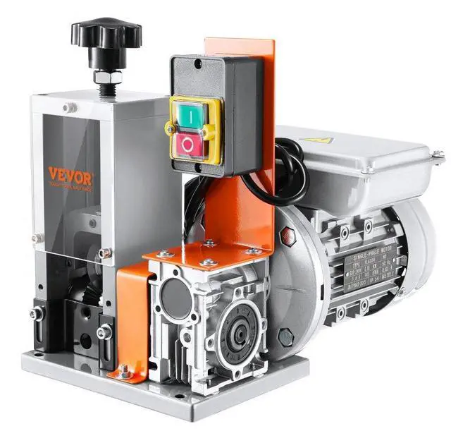 Alt view image 2 of 8 - VEVOR Automatic Wire Stripping Machine, 0.06''-0.98'' Electric Motorized Cable Stripper, 180 W, 60 ft/min Wire Peeler with Visible Stripping Depth Reference, for Scrap Copper Recycling