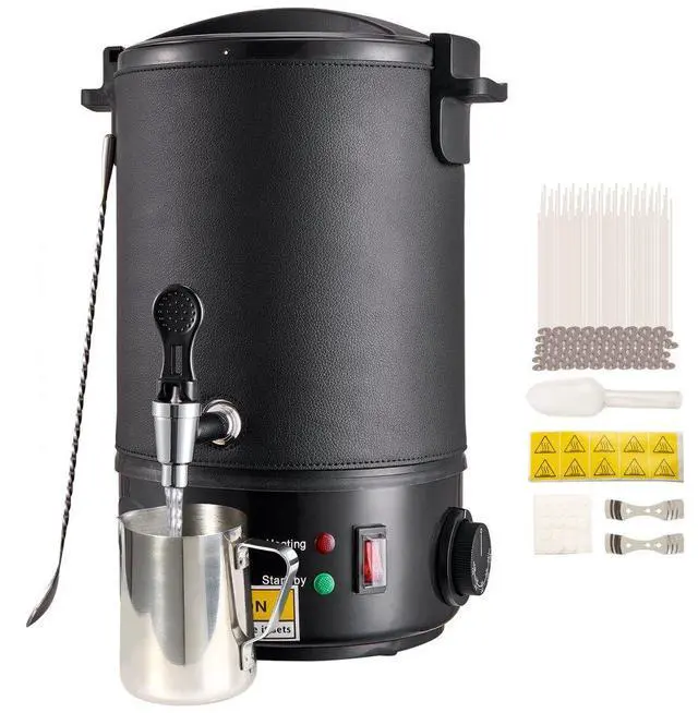 Alt view image 2 of 8 - VEVOR Wax Melter for Candle Making, 6.5 Liter Large Electric Wax Melting Pot Easy Pour Spout & 9-level Temperature Control, Easy Clean for Candle Soap Cream Beauty Bulk Production Business or Home