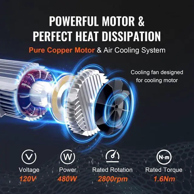 Alt view image 6 of 8 - VEVOR Electric Hoist, 440 lbs Lifting Capacity, 480W 110V Electric Steel Wire Winch with 14ft Wired Remote Control, 40ft Single Cable Lifting Height & Pure Copper Motor, for Garage Warehouse Factory