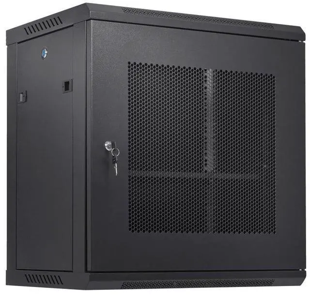 Main image of VEVOR 12U Wall Mount Network Server Cabinet, 15.5'' Deep, Server Rack Cabinet Enclosure, 200 lbs Max. Ground-mounted Load Capacity, with Locking Door Side Panels, for IT Equipment, A/V Devices