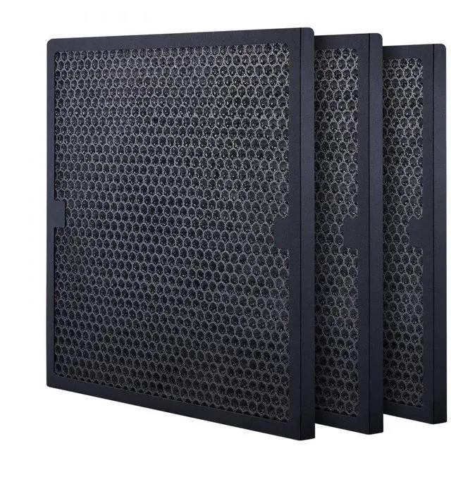 Main image of VEVOR Active Carbon Filters, 3 Pack, 16'' x 19'' Air Filter Replacement, High-efficient Stage 2 Filters Compatible w/ BlueDri & VEVOR Scrubber, Air Purifiers, Water Damage Restoration Equipment