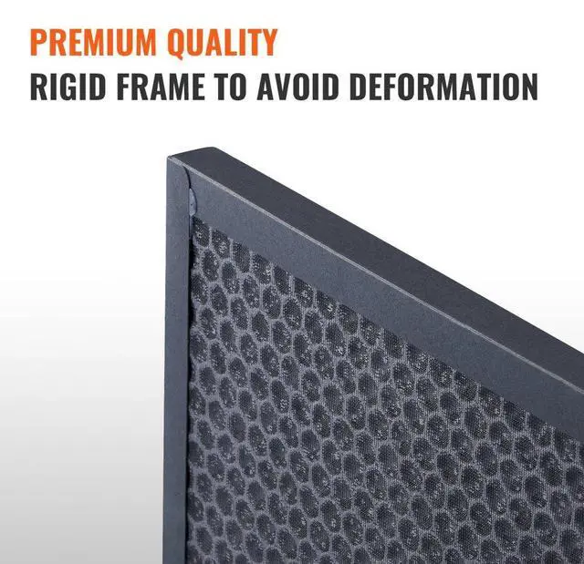 Alt view image 6 of 7 - VEVOR Active Carbon Filters, 3 Pack, 16'' x 19'' Air Filter Replacement, High-efficient Stage 2 Filters Compatible w/ BlueDri & VEVOR Scrubber, Air Purifiers, Water Damage Restoration Equipment
