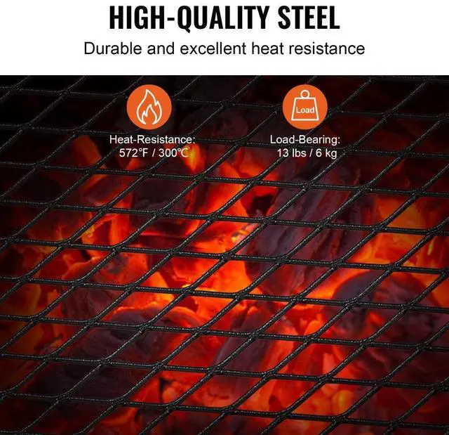 Alt view image 3 of 7 - VEVOR Folding Campfire Grill, Heavy Duty Steel Mesh Grate, 18" Portable Camping Grates Over Fire Pit, Camp Fire Cooking Equipment with Legs Carrying Bag, Grilling Rack for Outdoor Open Flame Cooking