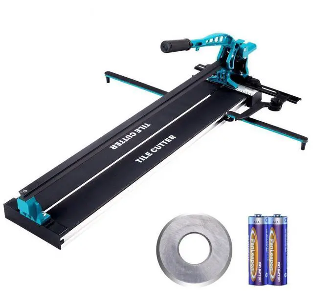 Main image of VEVOR Manual Tile Cutter, 32 inch, Porcelain Ceramic Tile Cutter with Tungsten Carbide Cutting Wheel, Infrared Positioning, Anti-Skid Feet, Durable Rails for professional installers or beginners