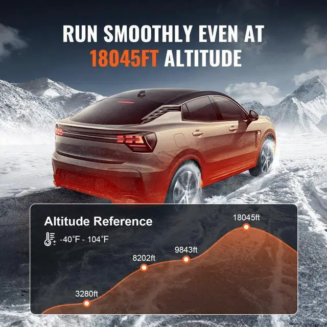 Alt view image 4 of 7 - VEVOR Bluetooth App Control Diesel Air Heater, 12V 8KW Diesel Heater with Automatic Altitude Adjustment, Remote Control and LCD, Diesel Parking Heater for RV Trailer Camper Van Boat And Indoors