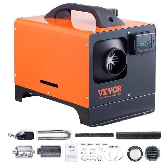 Main image of VEVOR Diesel Air Heater All-in-one 12V 8KW LCD Remote Control for Car RV Indoors