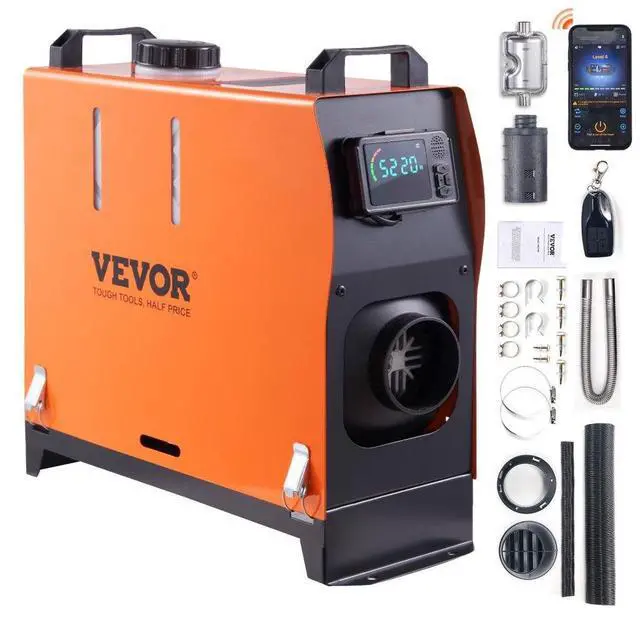 Main image of VEVOR Diesel Air Heater All-in-one 12V 8KW Bluetooth App LCD for Car RV Indoors
