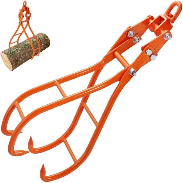 Main image of VEVOR Timber Claw Hook, 28 inch 4 Claw Log Grapple for Logging Tongs, Swivel Steel Log Lifting Tongs, Eagle Claws Design with 2205 lbs/1000 kg Loading Capacity for Tractors, ATVs, Trucks, Forklifts
