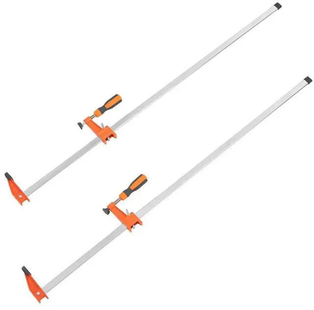 Main image of VEVOR Bar Clamps for Woodworking, 2-Pack 36" Clamp/Spreader, Quick-Change F Clamp with 600 lbs Load Limit, 2.5" Throat Depth, Cast Iron and Carbon Steel, Wood Clamps for Woodworking Metal Working