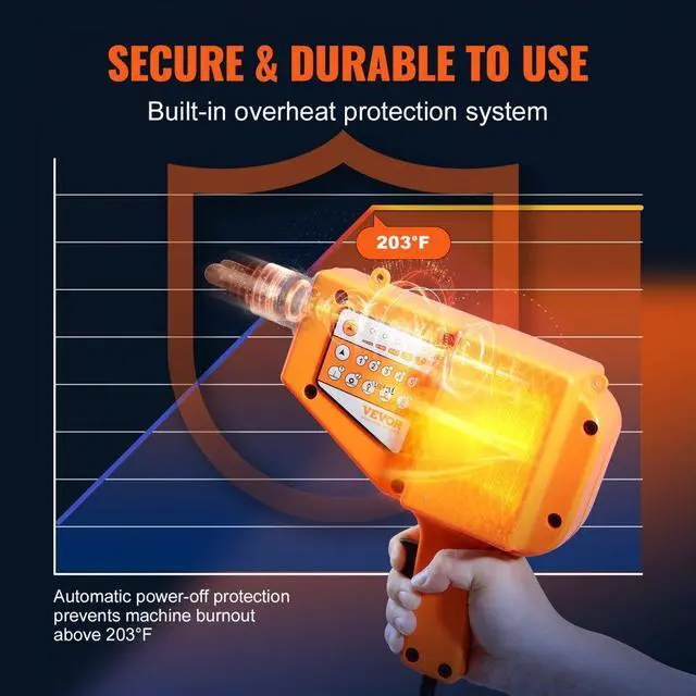 Alt view image 5 of 7 - VEVOR Stud Welder Dent Repair Kit, 800W Spot Welder Stud with 5 Welding Mode, Auto Body Dent Welder Repair Machine with 13 Types of Welding Accessories for Car, Truck, Motorcycle Dent Repair