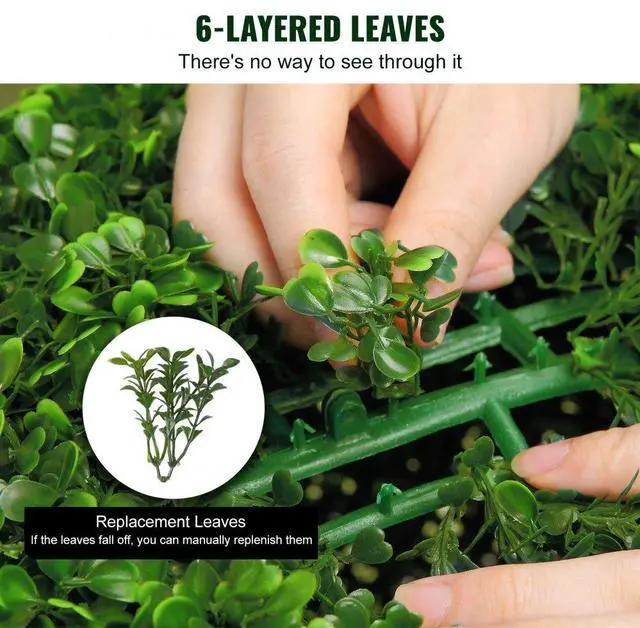 Alt view image 4 of 7 - VEVOR Artificial Topiaries Boxwood Trees, 48 inch Tall (2 Pieces), 3 Ball-Shape Faux Topiaries Plant with Planters, Green Feaux Plant w/ Replaceable Leaves & Port for Decorative Indoor/Outdoor/Garden