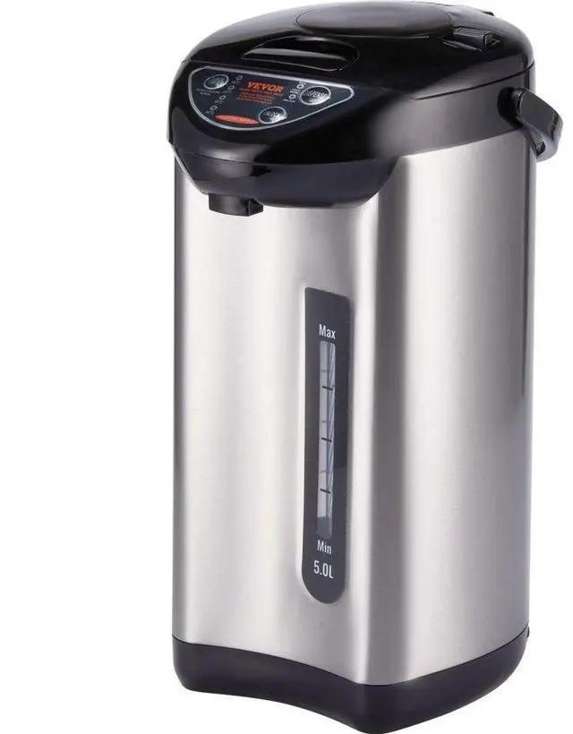 Main image of VEVOR Hot Water Dispenser, Adjustable 4 Temperatures Water Boiler and Warmer, 304 Stainless Steel Countertop Water Heater, 3-Way Dispense for Tea, Coffee and Baby Formula, 5L/169 oz