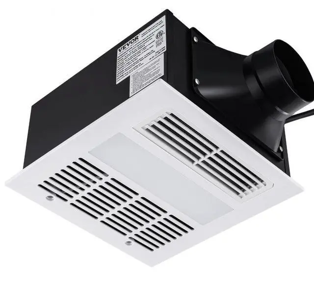 Main image of VEVOR Bathroom Exhaust Fan, 1500W Heating, 110 CFM High-Efficiency Ventilation, 1.5sones Low Noise Operation, Energy-Saving Bathroom Ceiling Fan, Need For Attic Access, For Various Ceilings