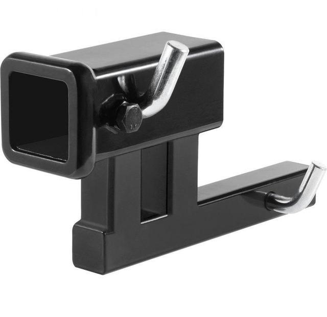 Main image of VEVOR Hitch Adapter, 1-1/4" to 2" Receiver Hitch Extender Extension, Trailer Hitch Riser with 4" Rise/Drop, 6-1/2" Extension Length, 4000 lbs Towing Capacity, Hitch Pins, Bolt and Nut Included, Black