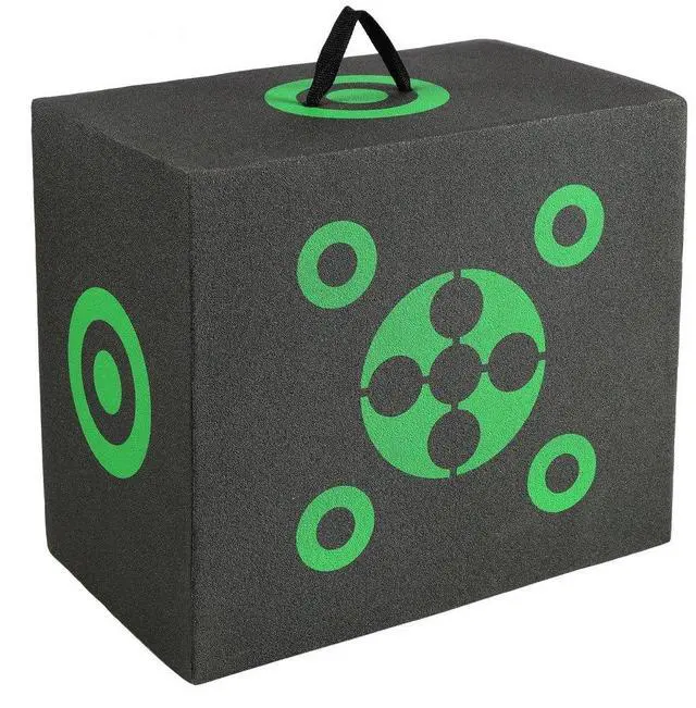 Main image of VEVOR Archery Target, 16"x18" All-side Shotting Archery Arrow Target, Outdoor Portable Archery Target with Carry Handle, Easy Arrow Removal, Great Visibility, Lightweight, Easy to Transport, Black