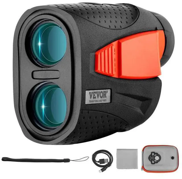 Main image of VEVOR Magnetic Golf Rangefinder, 1300 Yards Laser Golfing Hunting Range Finder, 6X Magnification Golfing Accessory with Distance Measuring, High-Precision Flag Lock Vibration, Slope, USB Charge