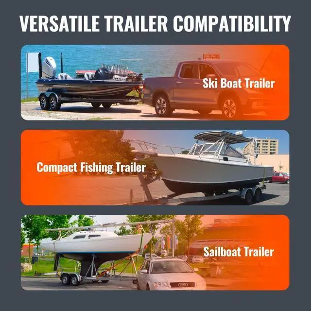 Alt view image 6 of 7 - VEVOR Marine Trailer Guide Set, 60'' Flexibly Adjustable, Dual Rust-Resistant Steel Supports with PVC Covering, Ideal for Ski, Fishing, and Sailboat Transport, 2-Piece Kit 2024