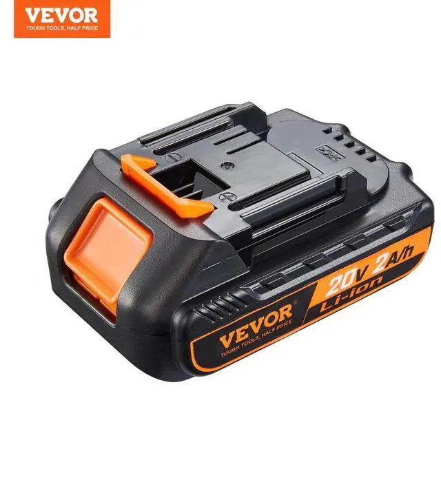 Alt view image 2 of 7 - VEVOR 20V 2.0Ah Lithium-Ion Battery - High-Capacity Replacement Battery Pack for Power Tools Batteries, Compatible with 20V Cordless Power Tools
