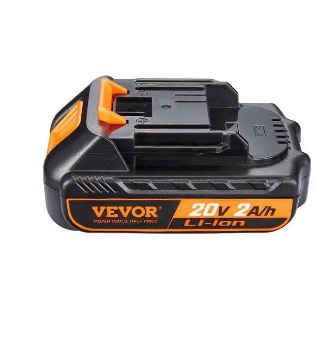 Alt view image 6 of 7 - VEVOR 20V 2.0Ah Lithium-Ion Battery - High-Capacity Replacement Battery Pack for Power Tools Batteries, Compatible with 20V Cordless Power Tools