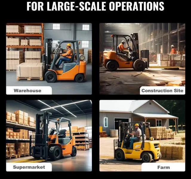 Alt view image 6 of 7 - VEVOR Pallet Fork Extensions, 96" Length 4.5" Width, Heavy Duty Carbon Steel Fork Extensions for Forklifts, 1 Pair Forklift Extensions, Industrial Forklift Fork Attachments for Forklift Truck, Yellow