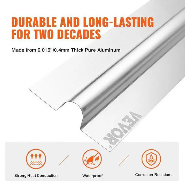 Alt view image 5 of 7 - VEVOR PEX Heat Transfer Plates 2 ft, Radiant Heat Plates for 3/4" PEX Pipe, Durable Aluminum & Easy Trimming and Install Underfloor Heat Tubing Plates, Perfect for Wooden Floors (200pcs)