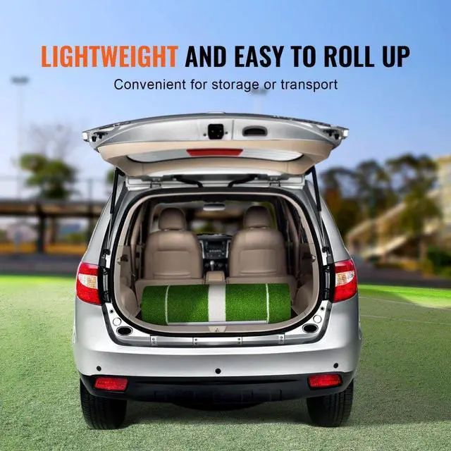 Alt view image 5 of 7 - VEVOR Softball Pitching Mat, 10' x 3' Softball Pitching Mound, Antislip Antifade Rubber Softball Pitching Training Aid, Pitch Practice Mat for Pitchers Indoor Outdoor Pitching Practice, Green