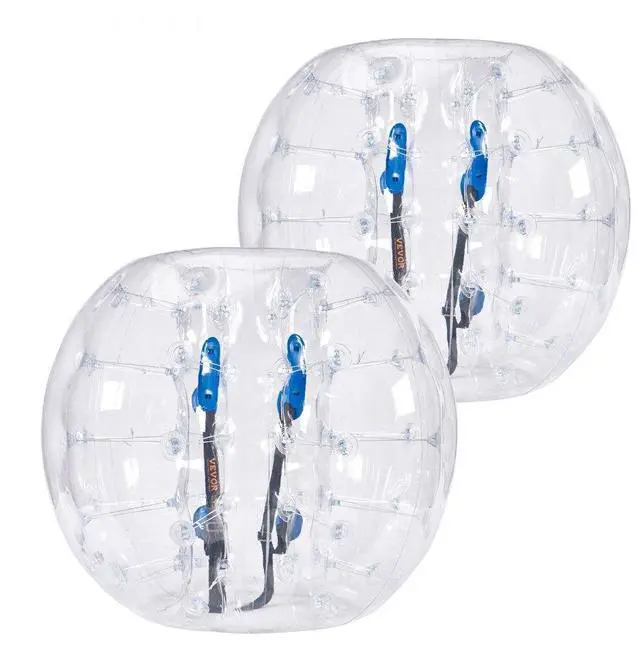Main image of VEVOR Inflatable Bumper Balls 2-Pack, 4FT/1.2M Body Sumo Zorb Balls for Teen, 0.8mm Thick PVC Human Hamster Bubble Balls for Outdoor Team Gaming Play, Bumper Bopper Toys for Garden, Yard, Park