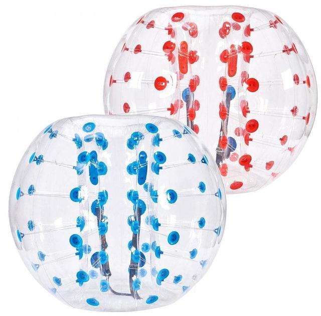 Main image of VEVOR Inflatable Bumper Balls 2-Pack, 5FT/1.5M Body Sumo Zorb Balls for Teen & Adult, 0.8mm Thick PVC Human Hamster Bubble Balls for Outdoor Team Gaming Play, Bumper Bopper Toys for Garden, Yard, Park