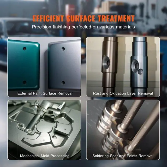 Alt view image 6 of 7 - VEVOR 60 Gallon Sandblasting Cabinet, 40-120PSI Sand Blasting Cabinet with Stand, Heavy Duty Steel Sand Blaster with Blasting Gun & 4 Ceramic Nozzles for Paint, Stain, Rust Removal