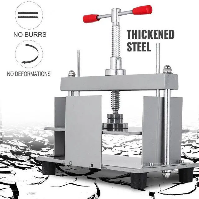Alt view image 2 of 7 - VEVOR Manual Paper Press Machine, 12x8.6 inch for A4 Sized Papers Flatting Machine, 10cm Thickness Steel Frame Manual Flat Paper Press Machine, Papermaking Book Press