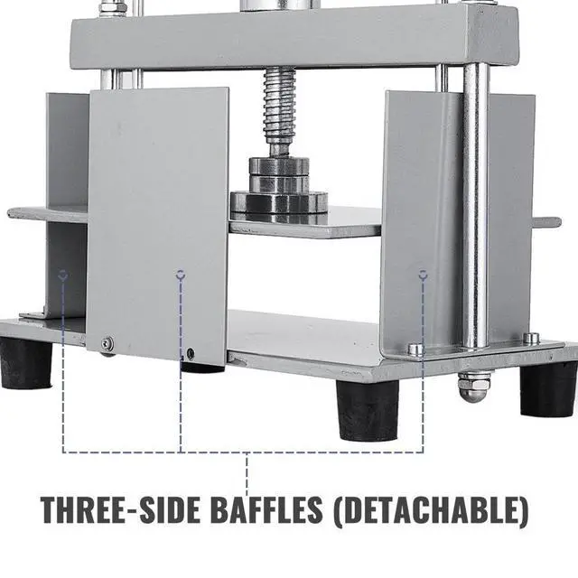 Alt view image 6 of 7 - VEVOR Manual Paper Press Machine, 12x8.6 inch for A4 Sized Papers Flatting Machine, 10cm Thickness Steel Frame Manual Flat Paper Press Machine, Papermaking Book Press