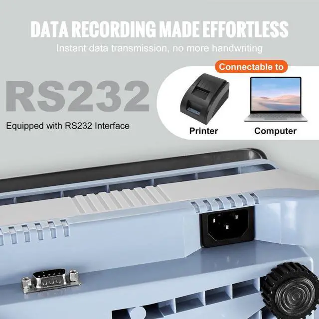 Alt view image 3 of 7 - VEVOR Industrial Counting Scale, 15 kg x 0.5 g, Digital Scale for Parts and Coins, g/kg/lb Units, Electronic Gram Scale Inventory Counting Scale Kitchen Jewelry Scale with RS232 Port and 3 LCD Screens