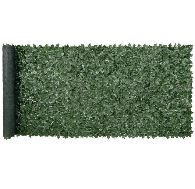 Main image of VEVOR Ivy Privacy Fence, 59 x 158in Artificial Green Wall Screen, Greenery Ivy Fence w/ Mesh Cloth Backing and Strengthened Joint, Faux Hedges Vine Leaf Decoration for Outdoor Garden, Yard, Balcony