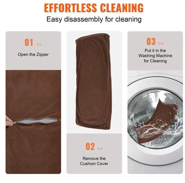 Alt view image 6 of 7 - VEVOR Pet Sofa, Dog Couch for Large-Sized Dogs and Cats, Soft Leather Dog Sofa Bed, 110 lbs Loading Cat Sofa, Brown