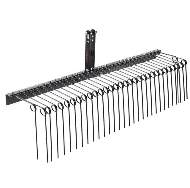 Main image of VEVOR  Tow Behind Landscape Rake, 72" Tow Dethatcher with 32 Steel Tines, Lawn Dethatcher Rake Attaches to Category 1, 3 Point Hitch for Tractor, for Leaves, Pine Needles, Straw, and Grass