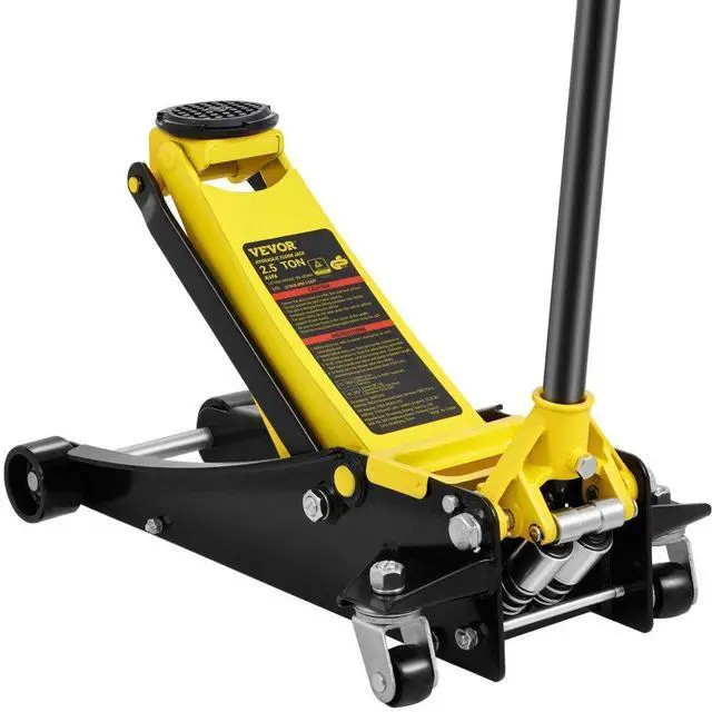 Main image of VEVOR Low Profile Floor Jack 2.5 Ton Heavy Duty Steel Dual Piston Rapid Pump