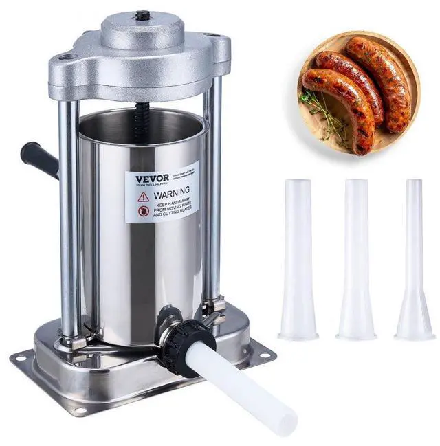 Main image of VEVOR Manual Sausage Stuffer 2 L Vertical Sausage Machine 304 Stainless Steel