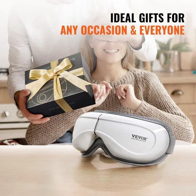 Alt view image 6 of 7 - VEVOR  Heated Eye Massager Eye Care Device 5 Modes Bluetooth Music 180° Foldable