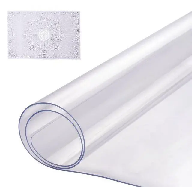 Main image of VEVOR PVC Table Protector 14x24 Inch Clear Plastic Desk Protector 1.5mm Thick