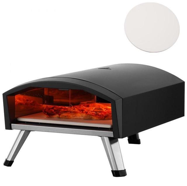 Main image of VEVOR 12" Outdoor Pizza Oven Portable Gas Oven Iron Spray Foldable for Camping