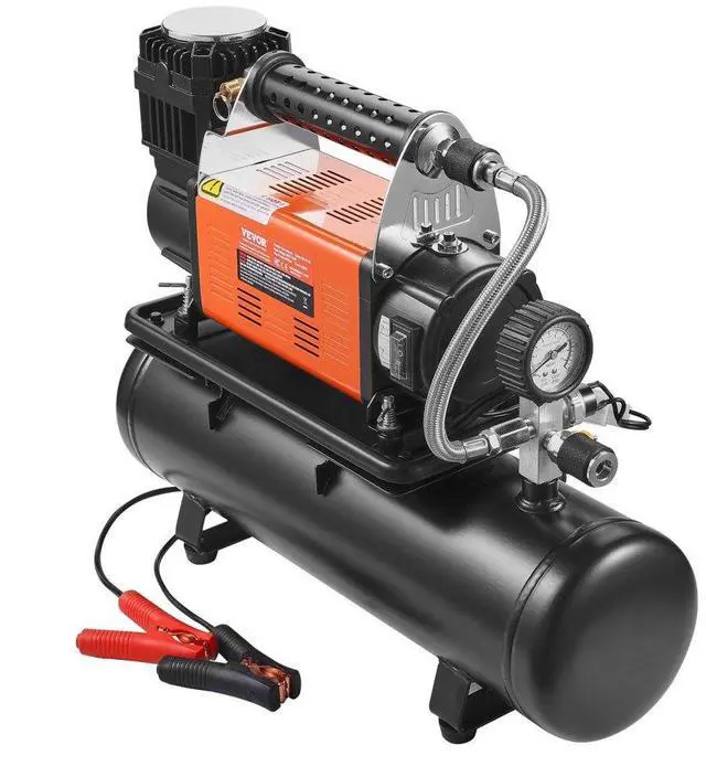 Main image of VEVOR Heavy Duty Air Compressor & 6L Tank 6.35CFM Portable Tire Inflator 150PSI