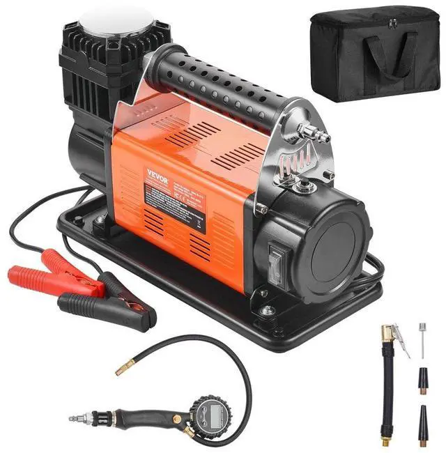 Main image of VEVOR 12V Heavy Duty Portable Air Compressor Car Tire Inflator 7.06CFM 150PSI