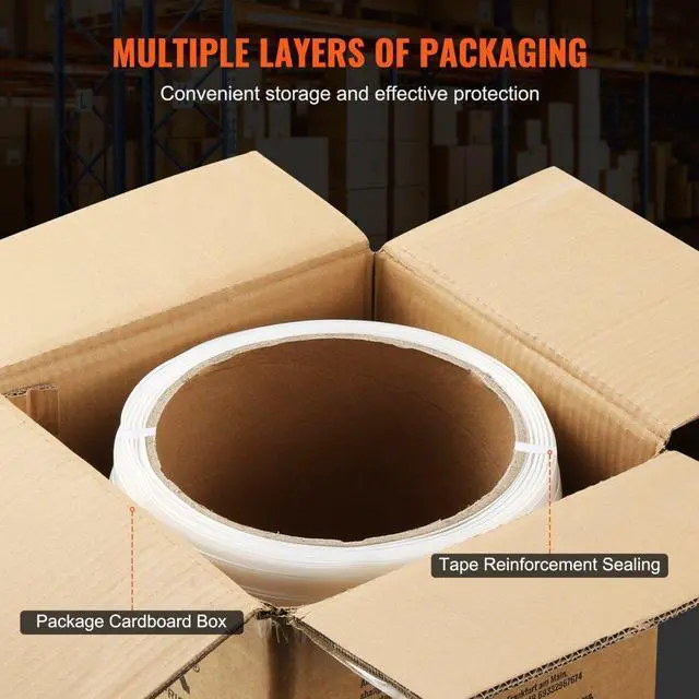Alt view image 6 of 7 - VEVOR Packaging Woven Strapping Roll 1/2" x 0.03" x 660' Banding Strap 882 lbs