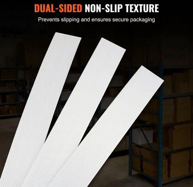 Alt view image 5 of 7 - VEVOR Packaging Woven Strapping Roll 3/4" x 0.03" x 330' Banding Strap 1763 lbs