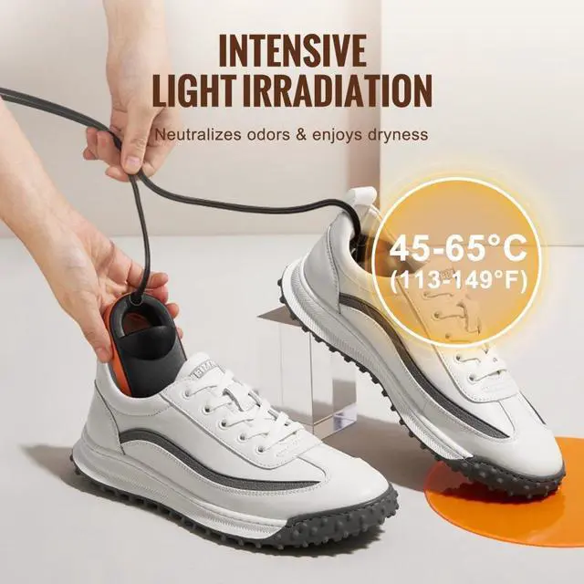 Alt view image 3 of 7 - VEVOR Boot Dryer Shoe Dryer, Portable Footwear Dryers Machine with Auto Temperature Control for Rainy Seasons Winter Travel, Extendable Boot Warmer Fireproof Drying for Shoes, Gloves, Socks
