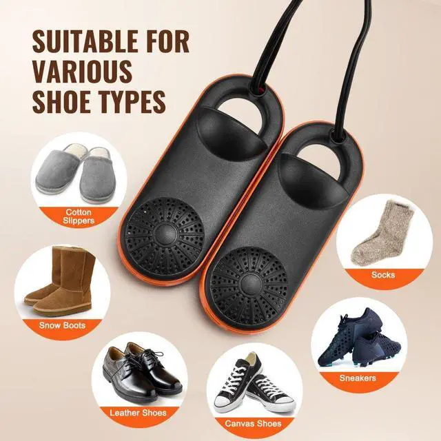 Alt view image 6 of 7 - VEVOR Boot Dryer Shoe Dryer, Portable Footwear Dryers Machine with Auto Temperature Control for Rainy Seasons Winter Travel, Extendable Boot Warmer Fireproof Drying for Shoes, Gloves, Socks