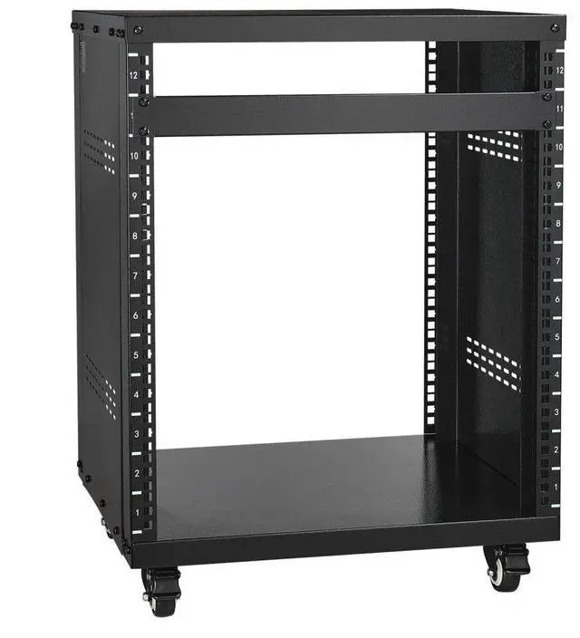 Main image of VEVOR 12U AV Rack Stand 500 lbs Capacity Network Stereo Recording Studio Rack