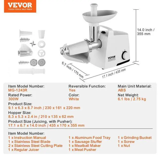 Alt view image 7 of 7 - VEVOR 4 LBS/Min Electric Tomato Strainer 300W Tomato Sauce Maker Machine Home